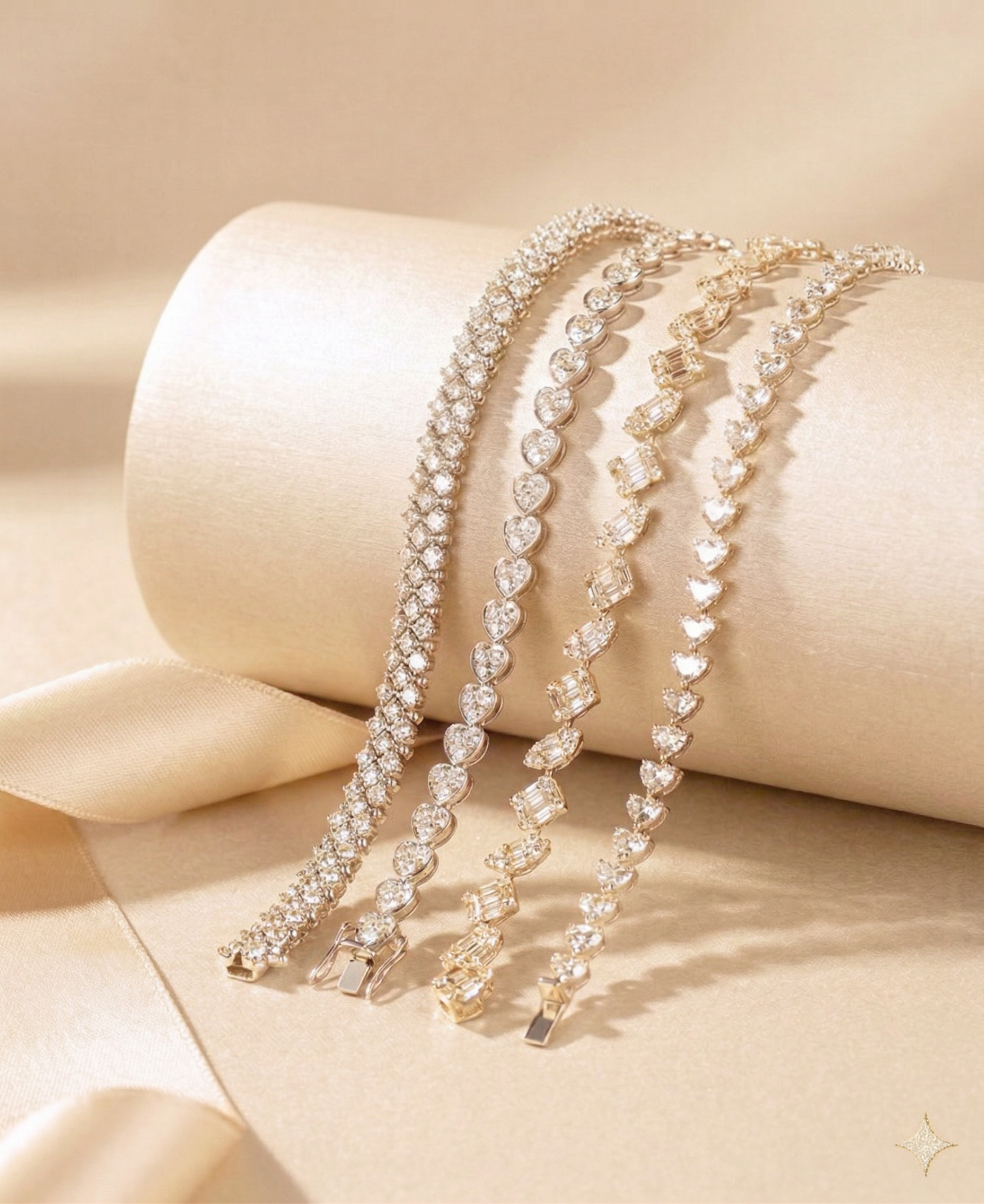 Woman wearing luxury jewelry