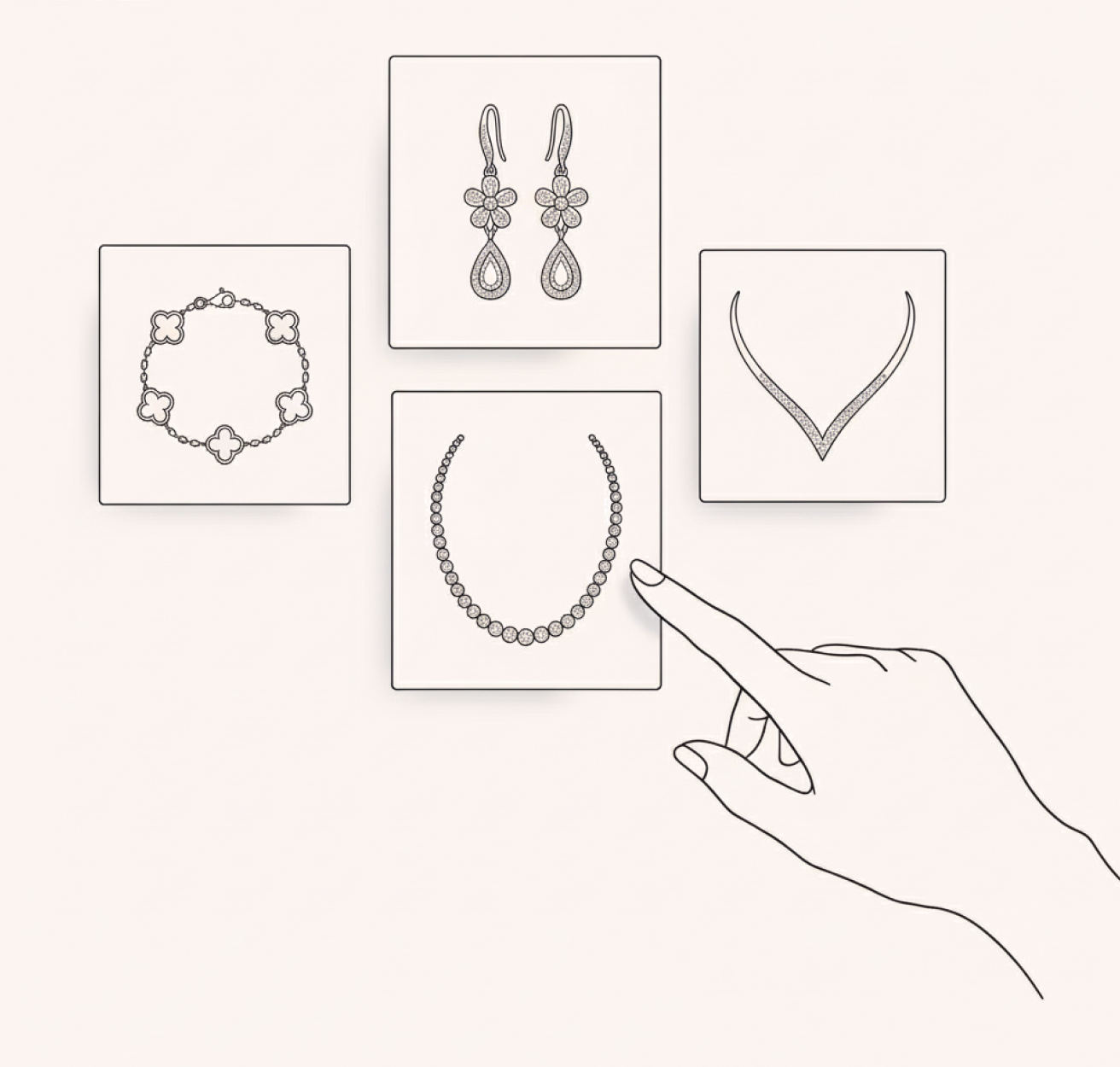 1. SELECT JEWELRY TO RENT