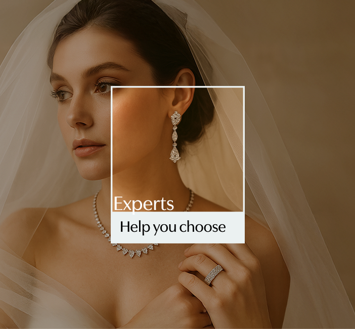 Woman wearing luxury jewelry