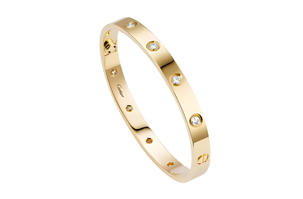 Woman wearing luxury jewelry