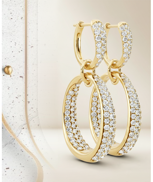 Woman wearing luxury jewelry