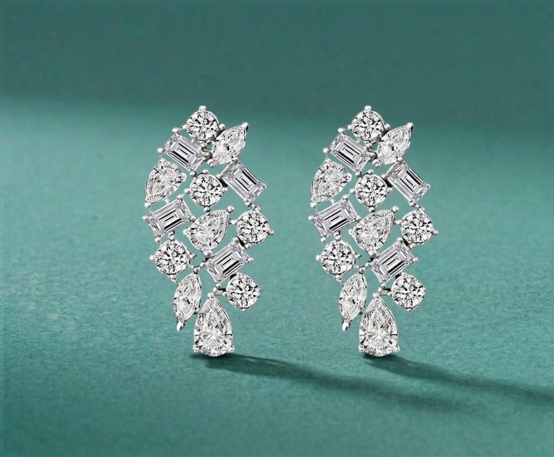 CLUSTER EARRINGS