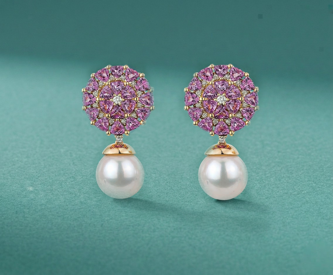 COLOR GEMSTONES EARRINGS