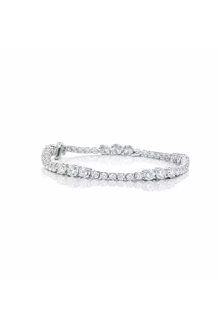 Diamond Crescendo Tennis Bracelet