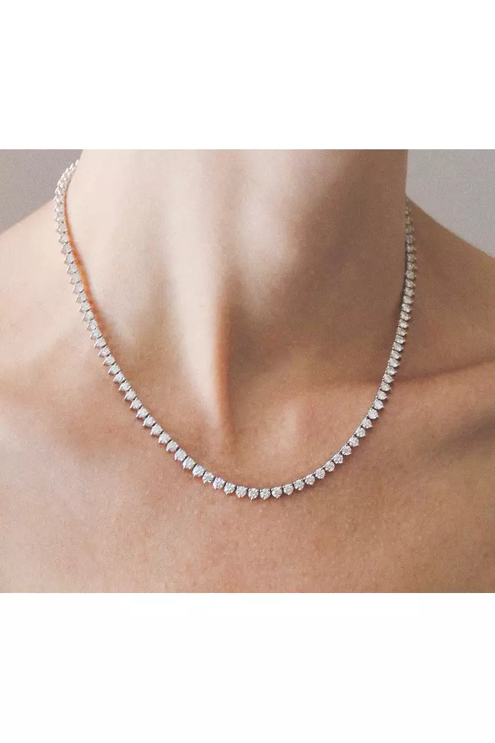 Eco Diamonds Line Necklace