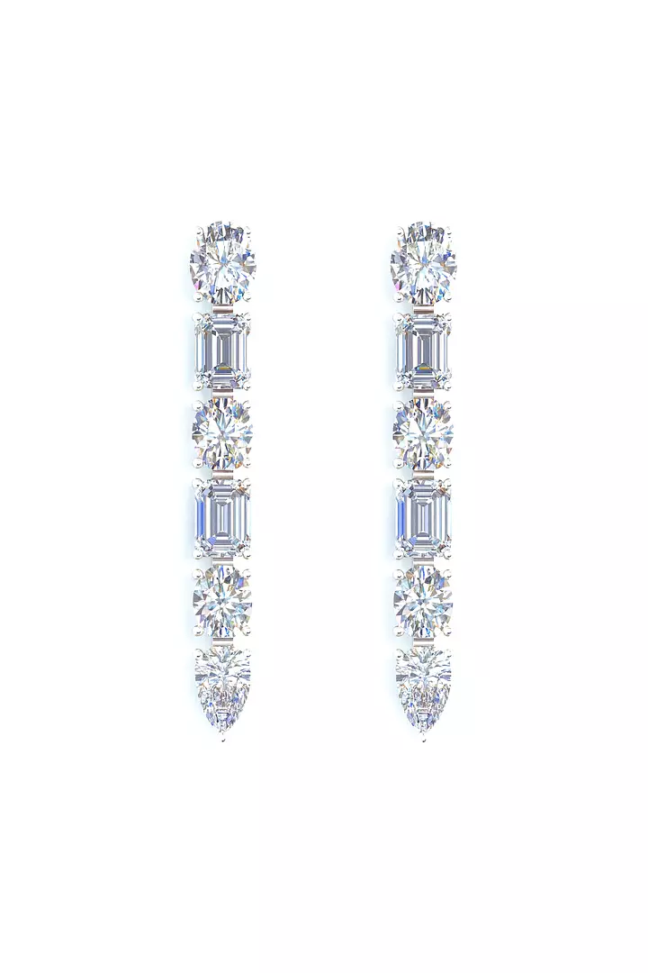 Aurora Eco Diamond Drop Earrings