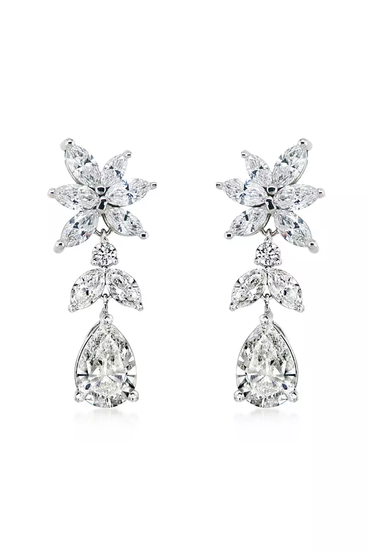 Belvedere Marquise Eco Diamond Drop Earrings