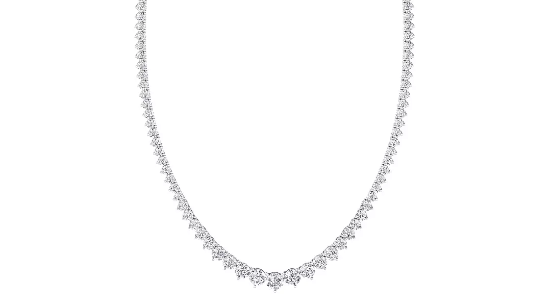 Riviera Diamond Tennis Necklace