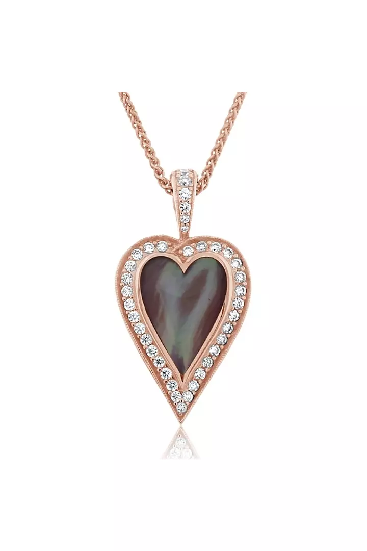 Kabana Rose Heart Pendant