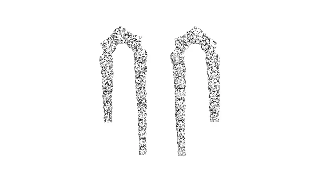 Marquess Arch Eco Diamonds Drop Earrings