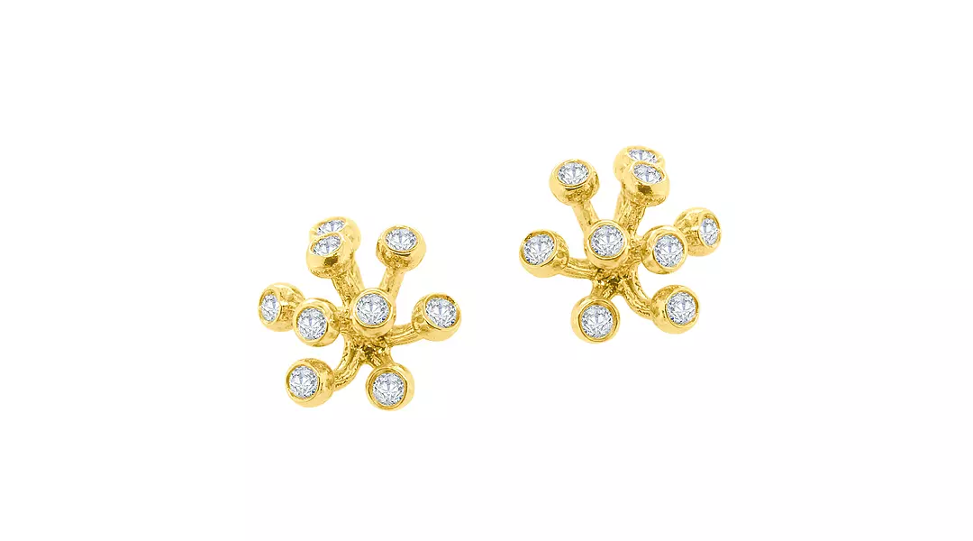 Fireworks Diamond Earrings Small
