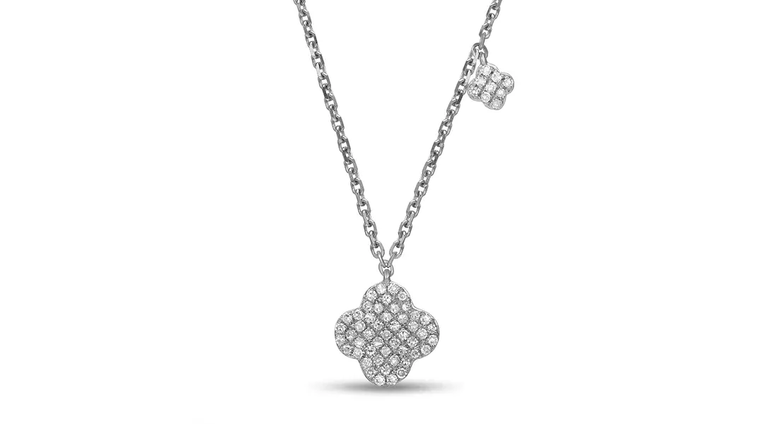 Arpel Flowers Diamond Necklace