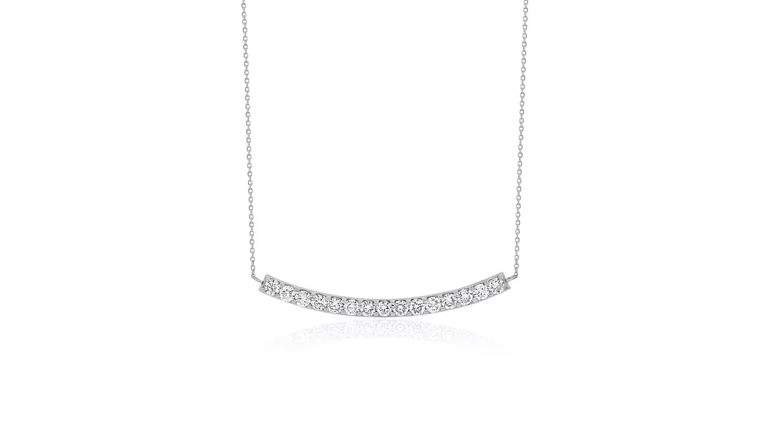 White Gold Riveted Bracelet