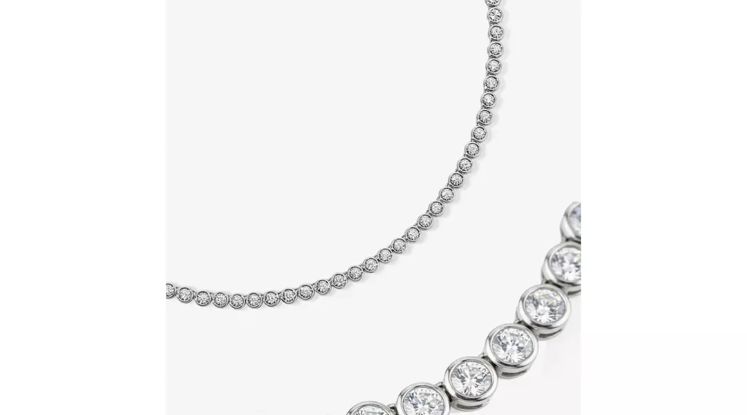 Diamond Dagger Black Rhodium Necklace