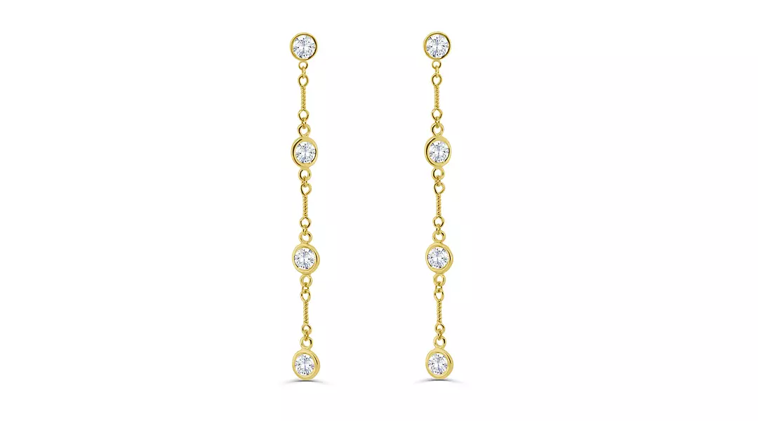 Diamond by the Yard Drop Earrings
