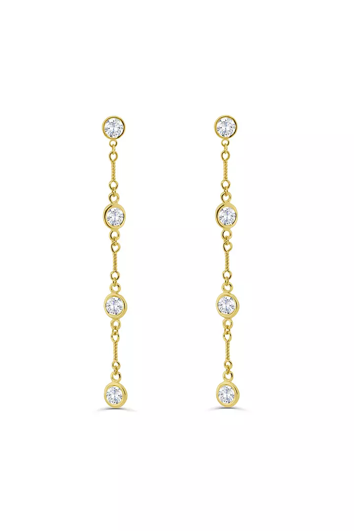 Diamond by the Yard Drop Earrings