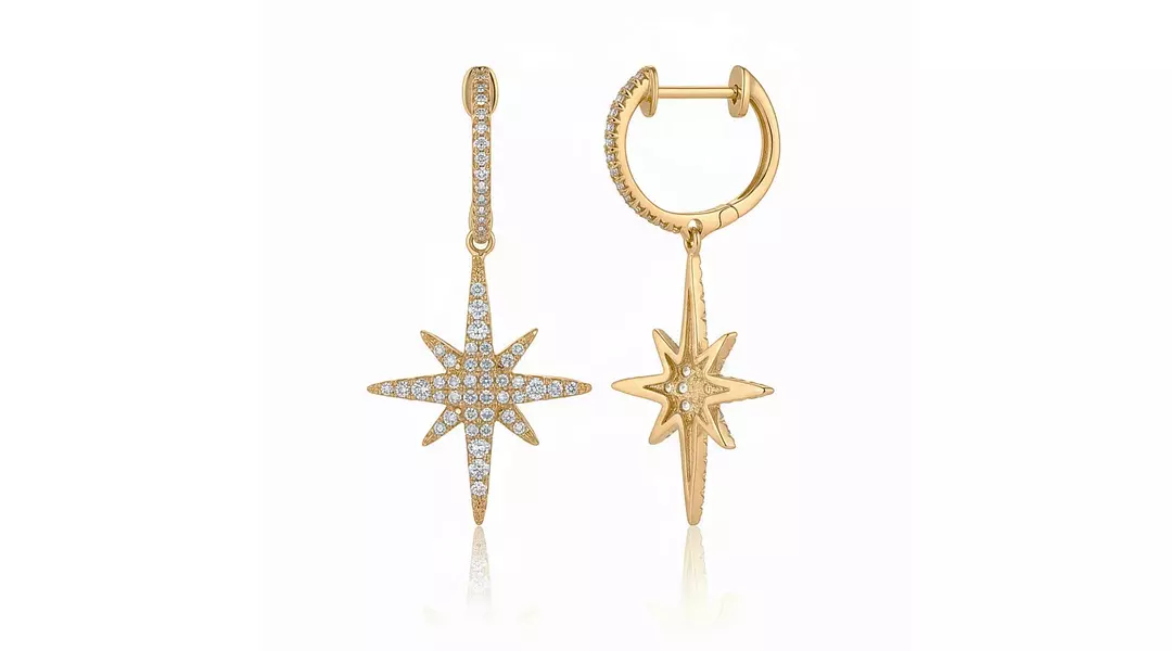 Starburst Drop Earrings