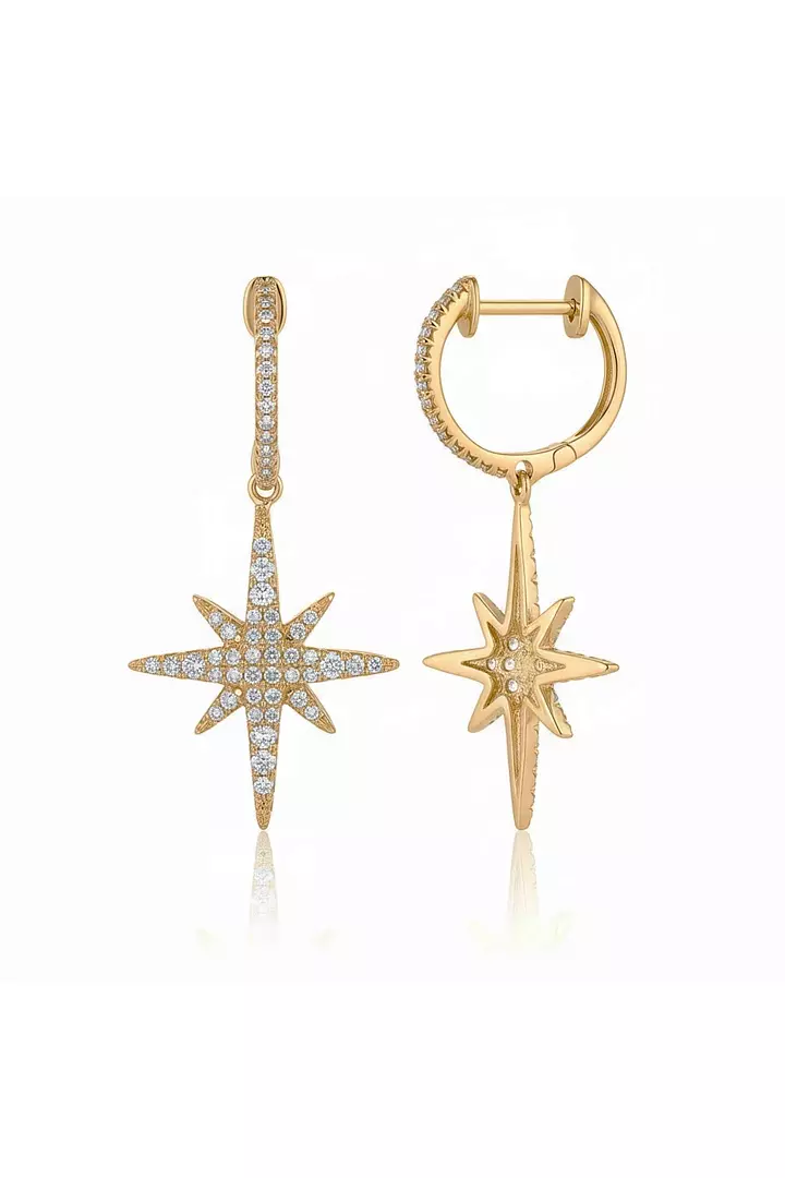 Starburst Drop Earrings
