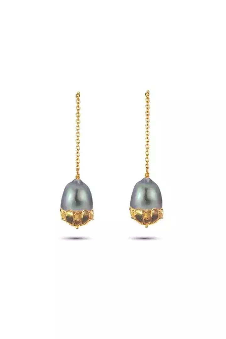 Tahitian Pearls Drop Earrings