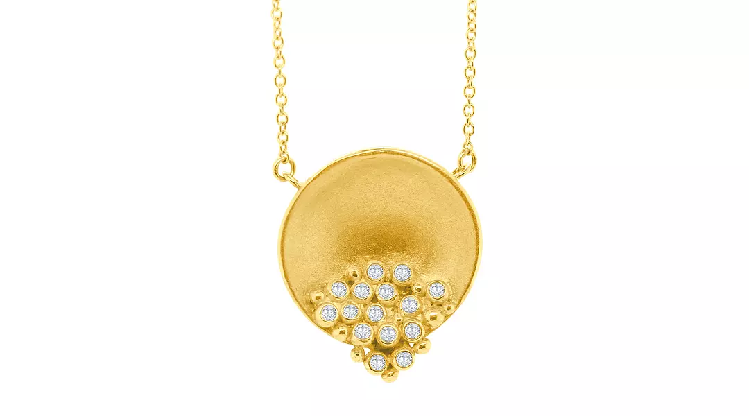 Abundance Gold Diamond Necklace