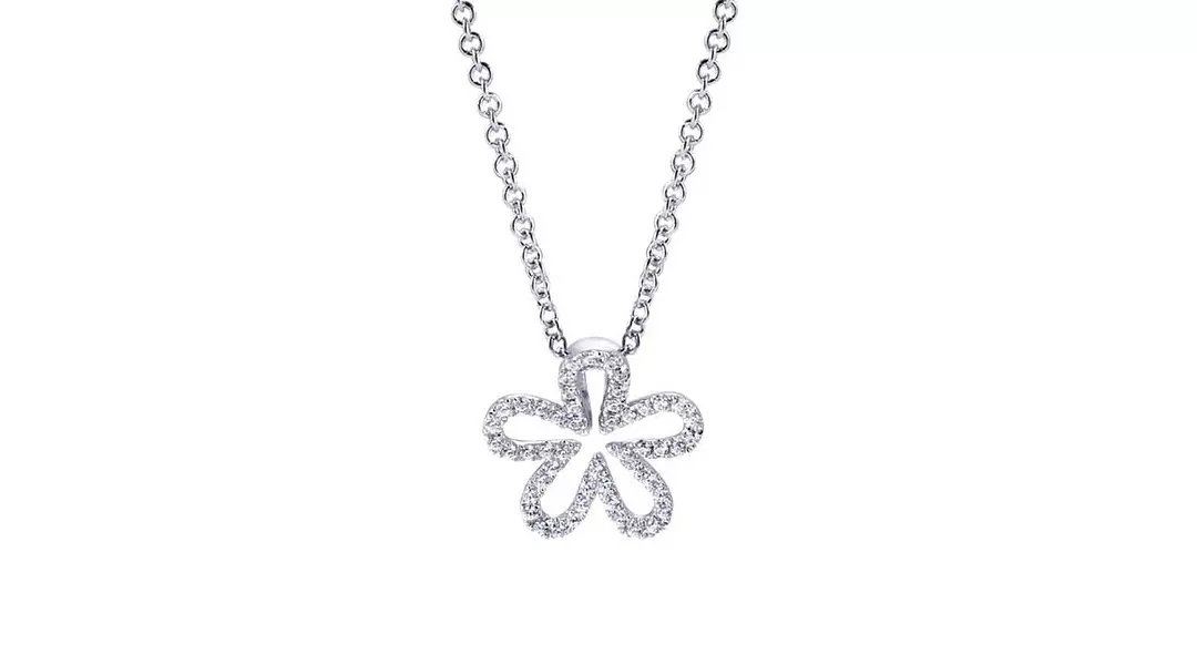 Flower Diamond Pendant
