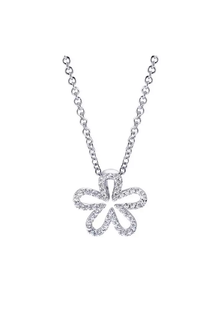 Flower Diamond Pendant