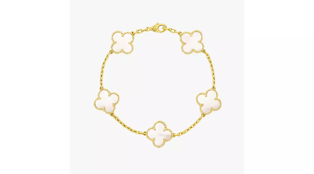 Van Cleef Alhambra Mother of Pearl Bracelet