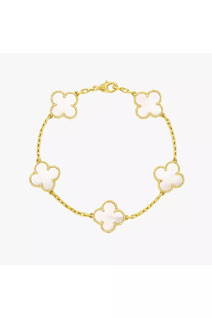 Van Cleef Alhambra Mother of Pearl Bracelet