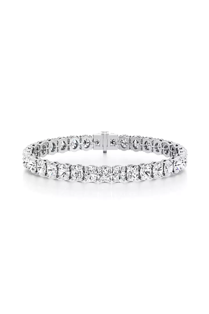 Mega Ovals Eco Diamonds Tennis Bracelet