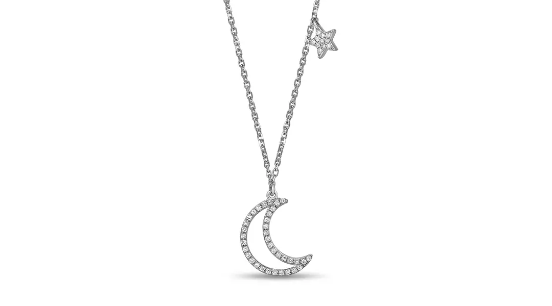 The Moon and The Stars Pendant